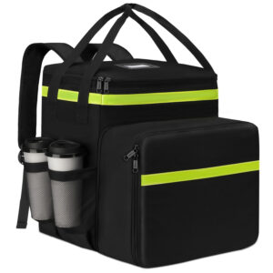 Leveransväska med reflekterande remsor