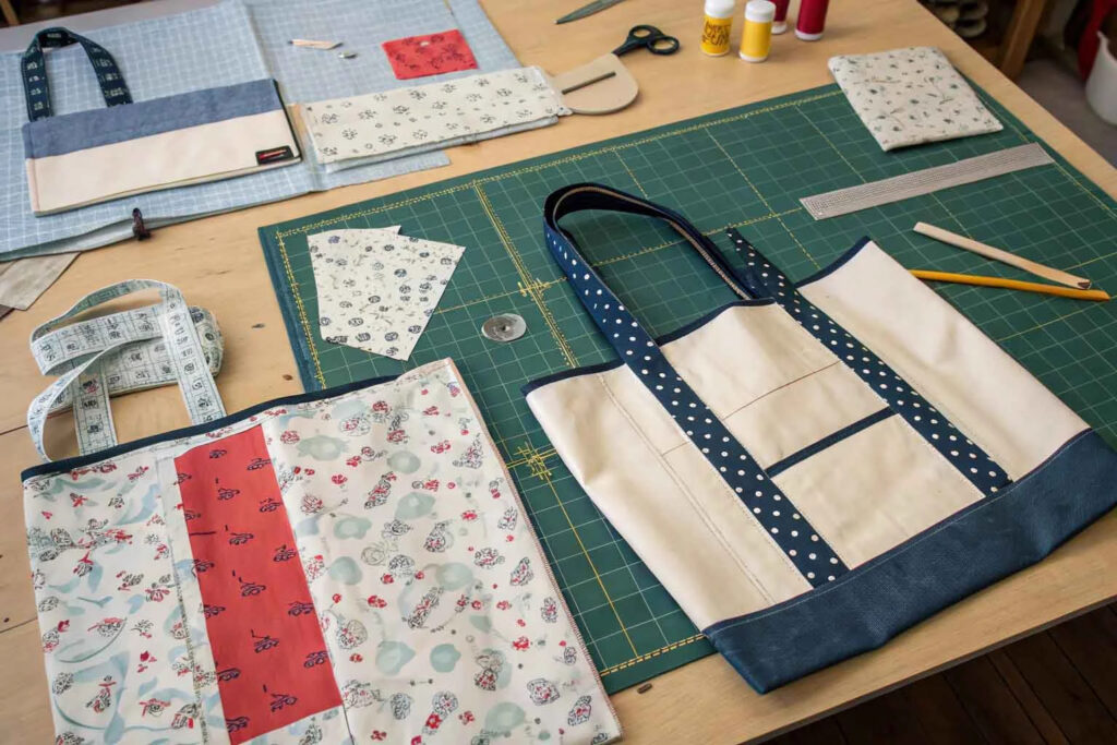 Hur många meter tyg behöver jag för en tygpåse (3) Hur många meter tyg behöver jag för en tygkasse?