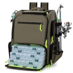 Stor hållbar ryggsäck för fiskeredskap