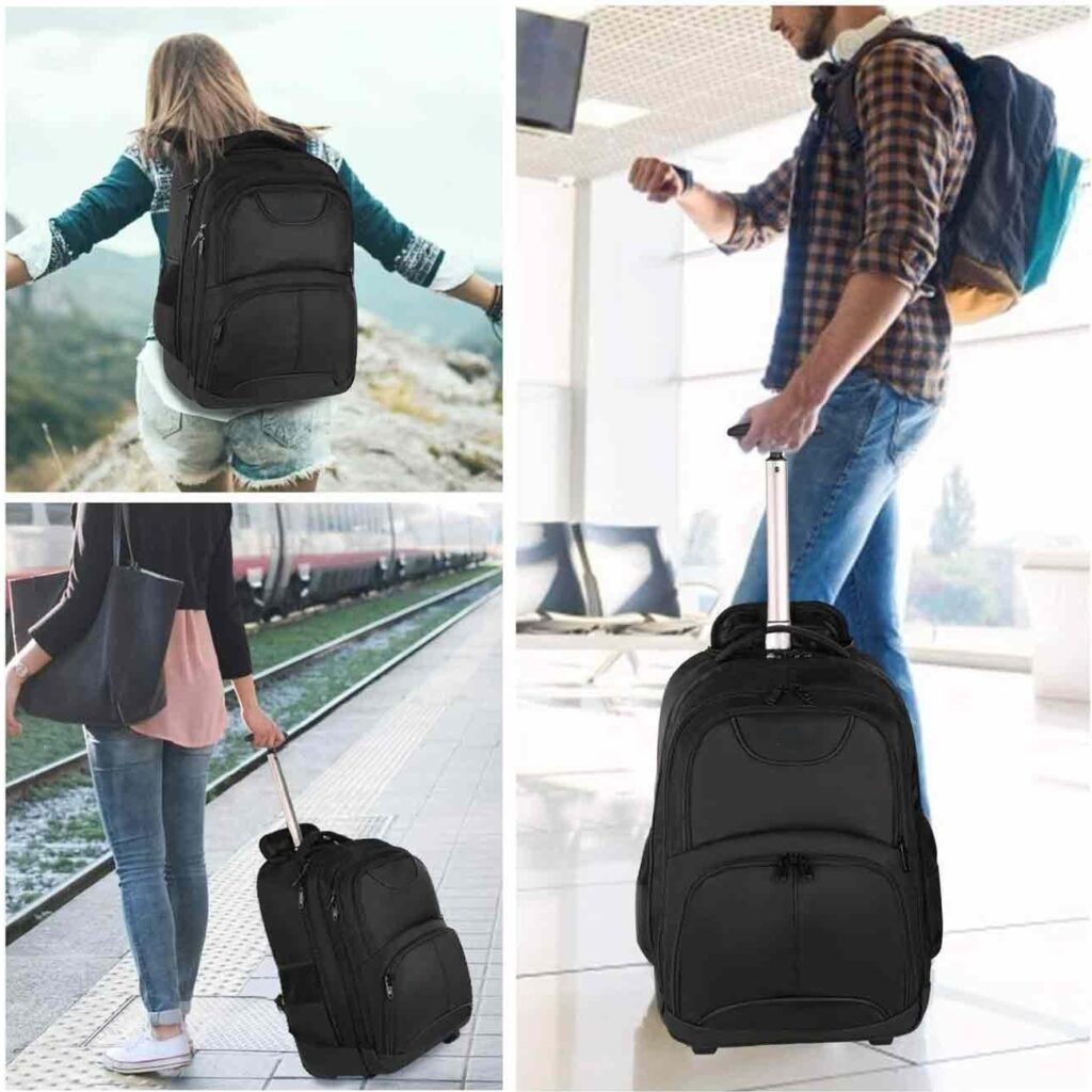 What Is a Rolling Backpack (4) Τι είναι ένα σακίδιο κύλισης